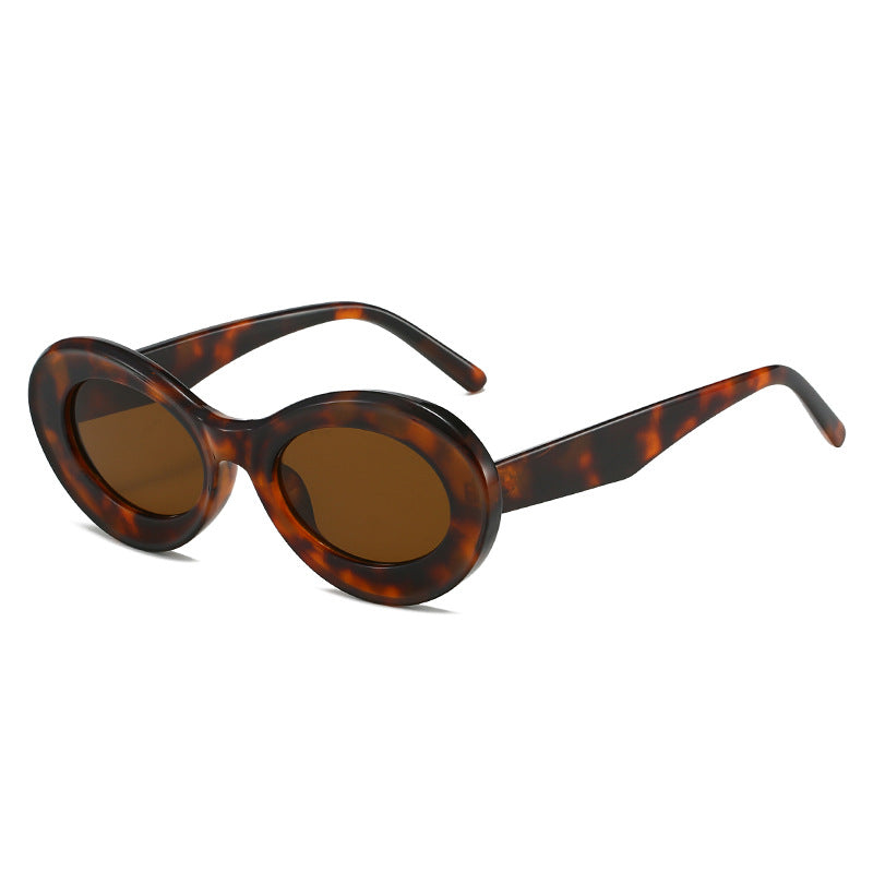 Ladies fashionable sunglasses in oval design Stornfield