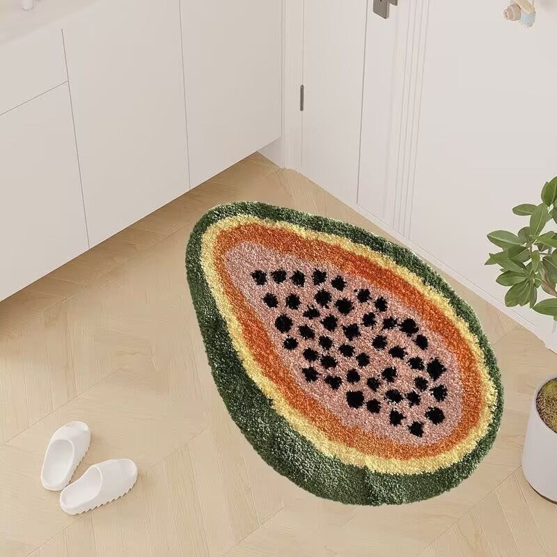 Playful Lemon-shaped Rug