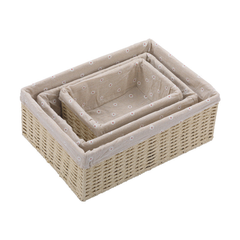 Women's Storage Basket Set with Decorative Lining Stornfield