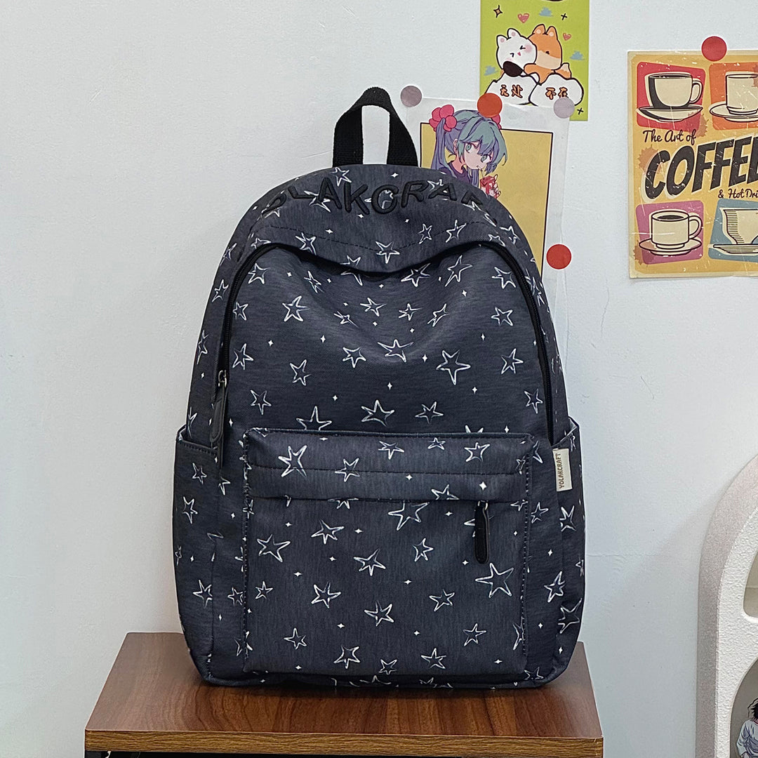 Casual All-Occasion Star-Print Backpack Stornfield
