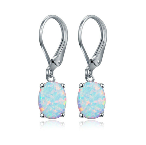 Opal-Embellished Dangle Earrings Stornfield