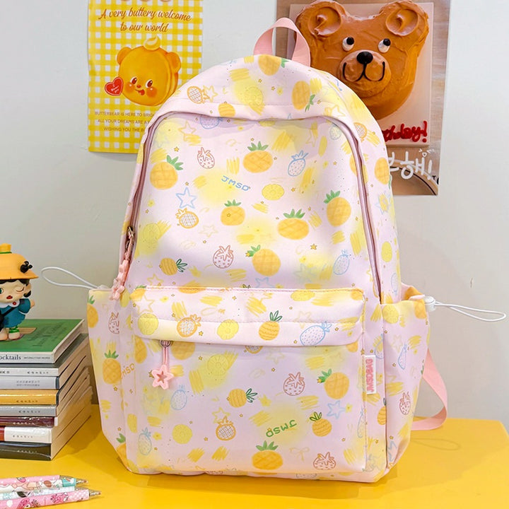 Fun Pineapple-Themed School Backpack Stornfield