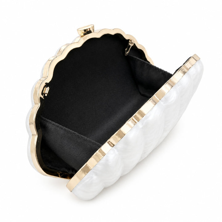 Elegant Shell-Shaped Handbag