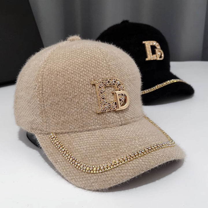 Women's Luxurious Embellished Wool Baseball Cap Stornfield