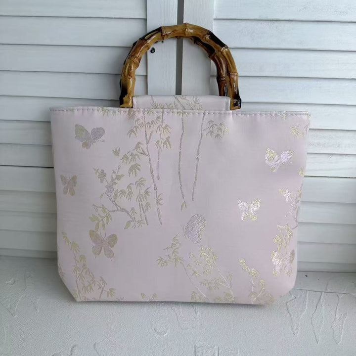High-quality cotton tote bag with bamboo handles Stornfield