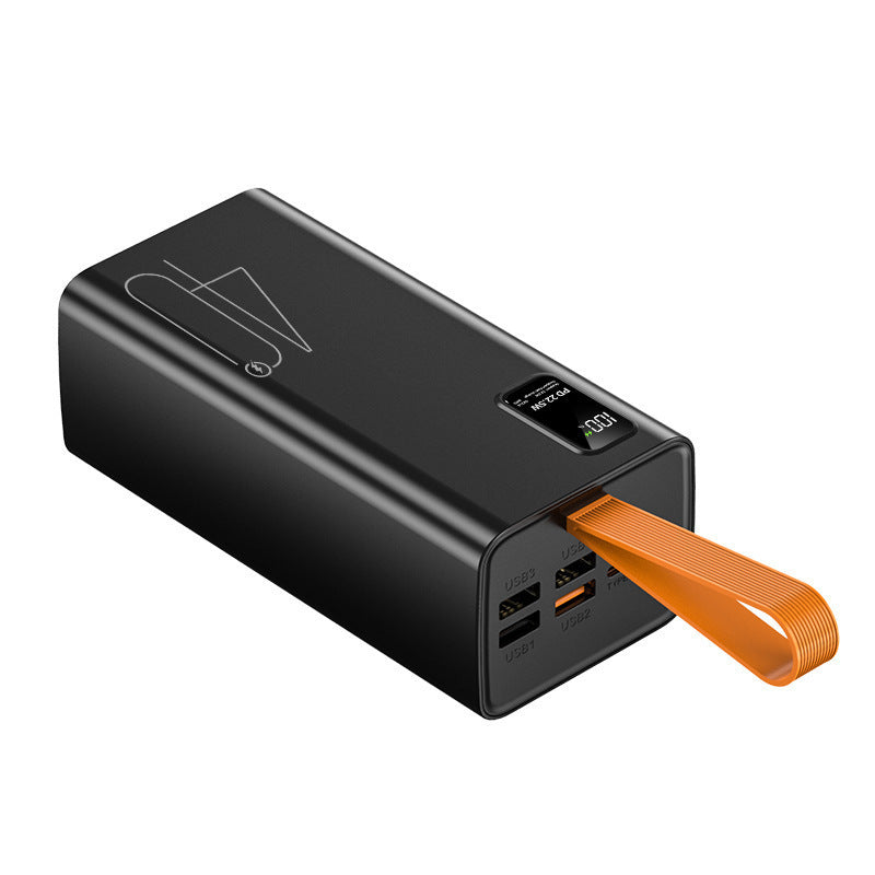 Portable Multi-Slot Power Bank with Digital Charging Status Indicator Stornfield