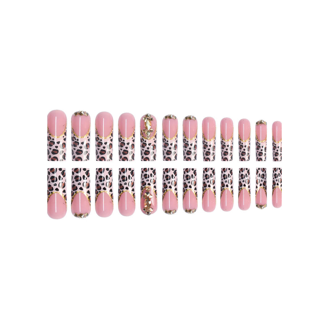 Luxury Leopard Print Press-On Nail Extensions Stornfield