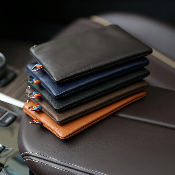 Zippered Leather Cardholder Stornfield