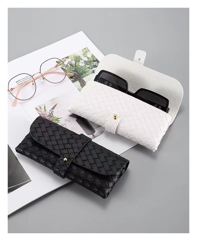 Woven Leather Clutch Stornfield