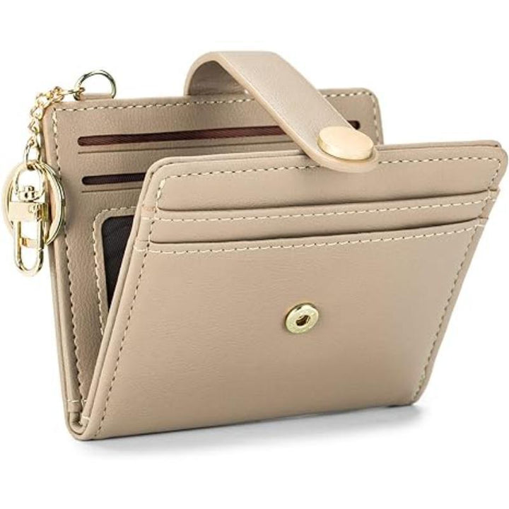 Compact card holder with keychain Stornfield