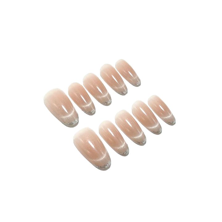 Artificial nails in elegant French manicure design Stornfield
