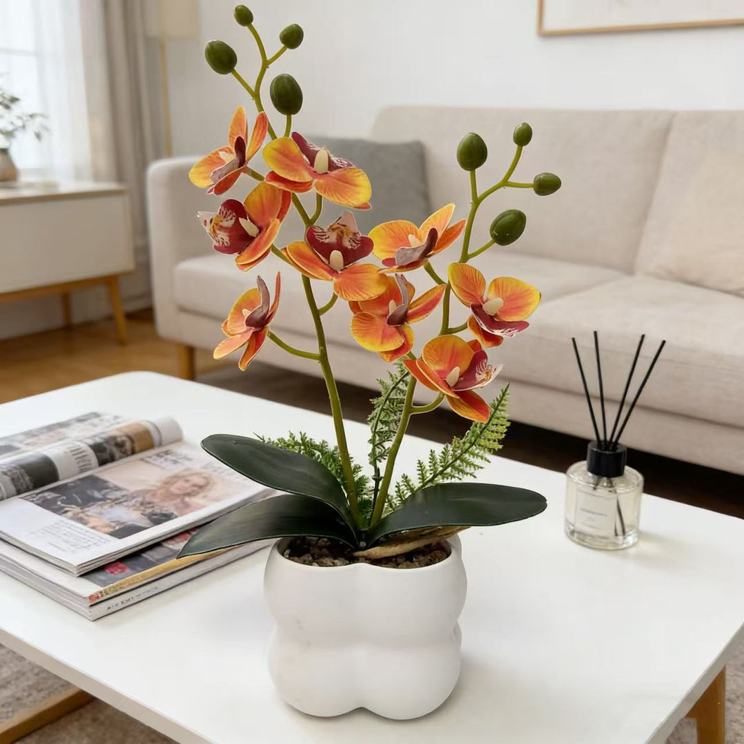 Decorative Artificial Orchid for Indoor Home Display