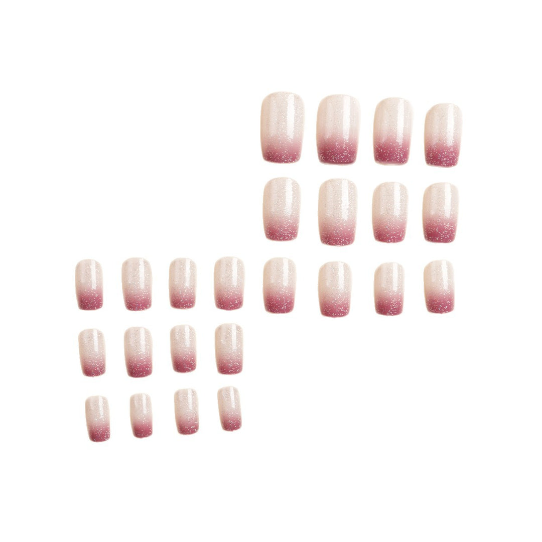 Ombre Glitter Acrylic Nail Extensions Stornfield