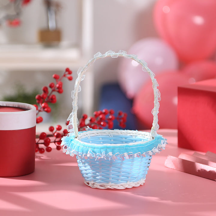 Girls Decorative Woven Easter Basket Stornfield