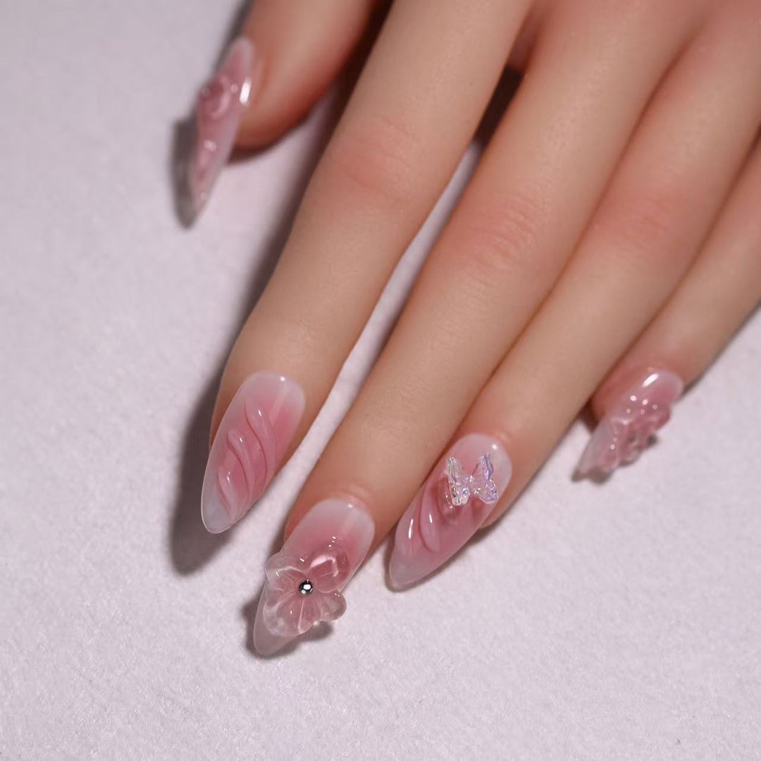 Elegant Press-On Nail Set Stornfield