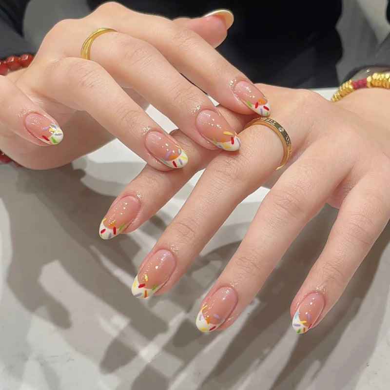 Artistic French Tip Nail Art Stornfield