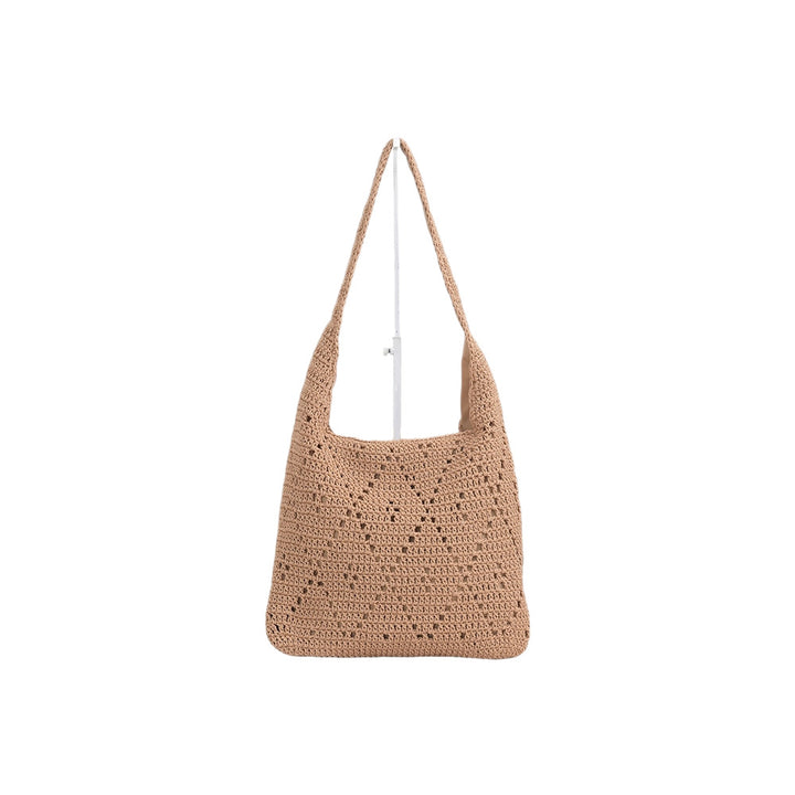 Handcrafted straw shoulder bag Stornfield