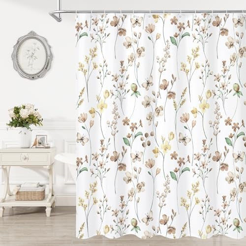 Floral Print Shower Curtain Stornfield