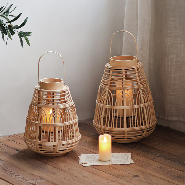 Handcrafted Rattan Lantern Stornfield