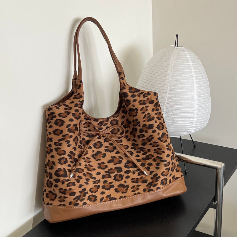 Leopard Print Casual Tote Bag Stornfield