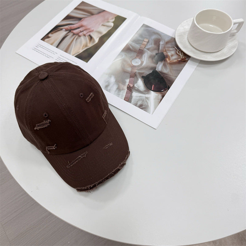 Men's Distressed Vintage-Style Baseball Cap Stornfield