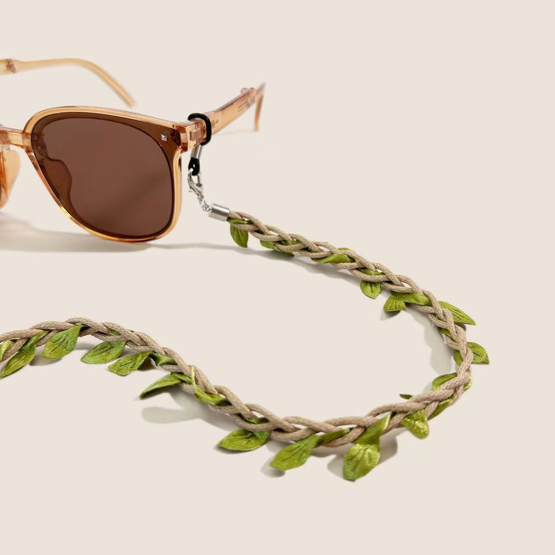 Floral-Embellished Eyewear Chain Stornfield