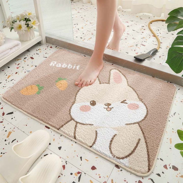 Cute Cartoon Bear Bath Mat