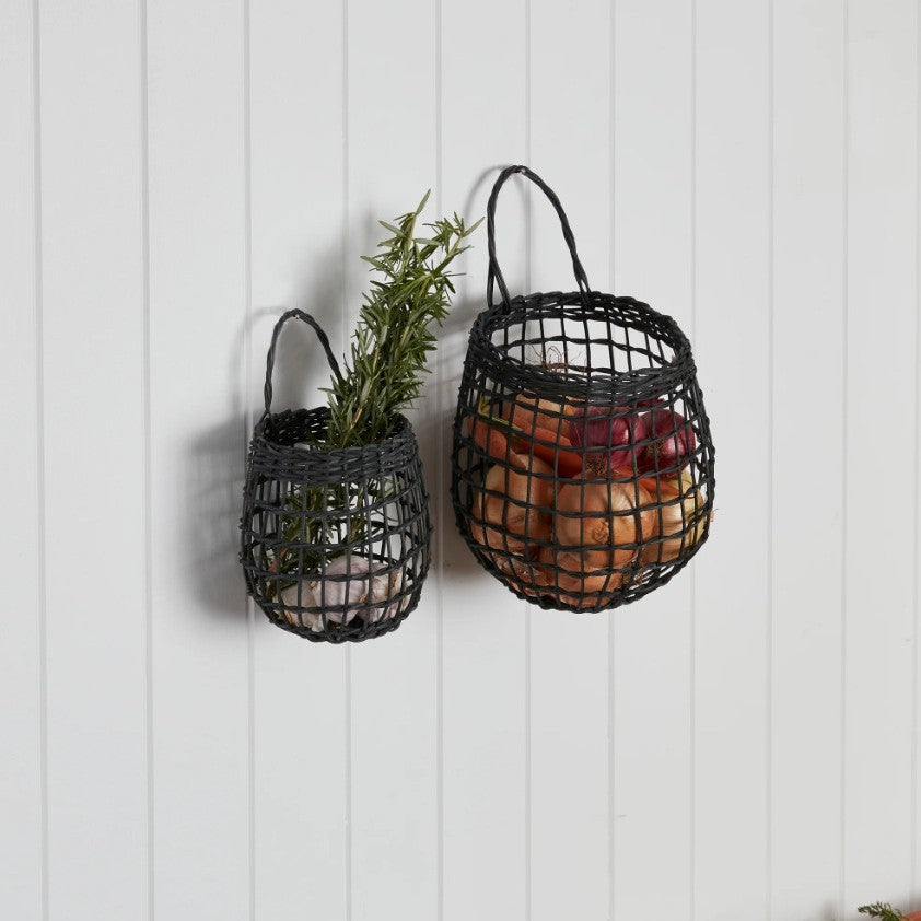 Handwoven Natural Storage Baskets with Handles Stornfield