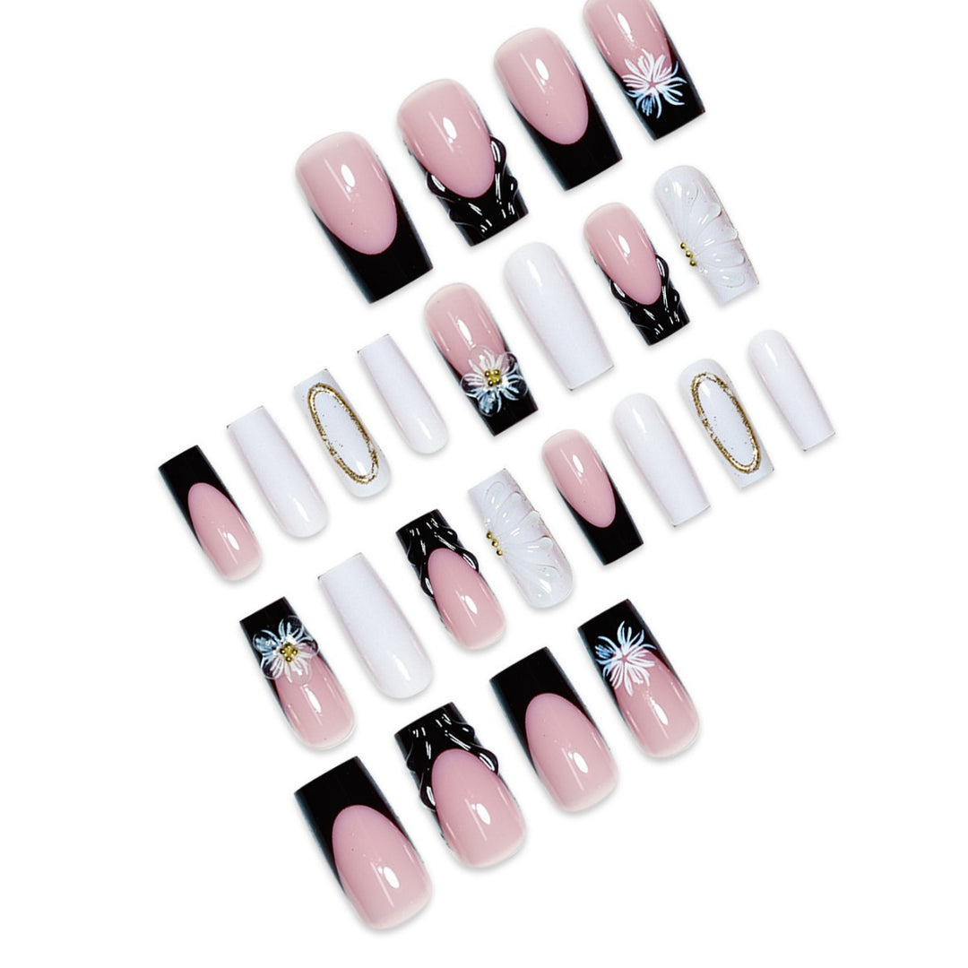 Decorative Flower Nail Art Extensions Stornfield