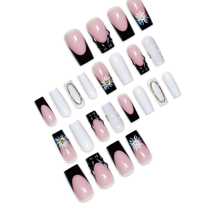 Decorative Flower Nail Art Extensions Stornfield
