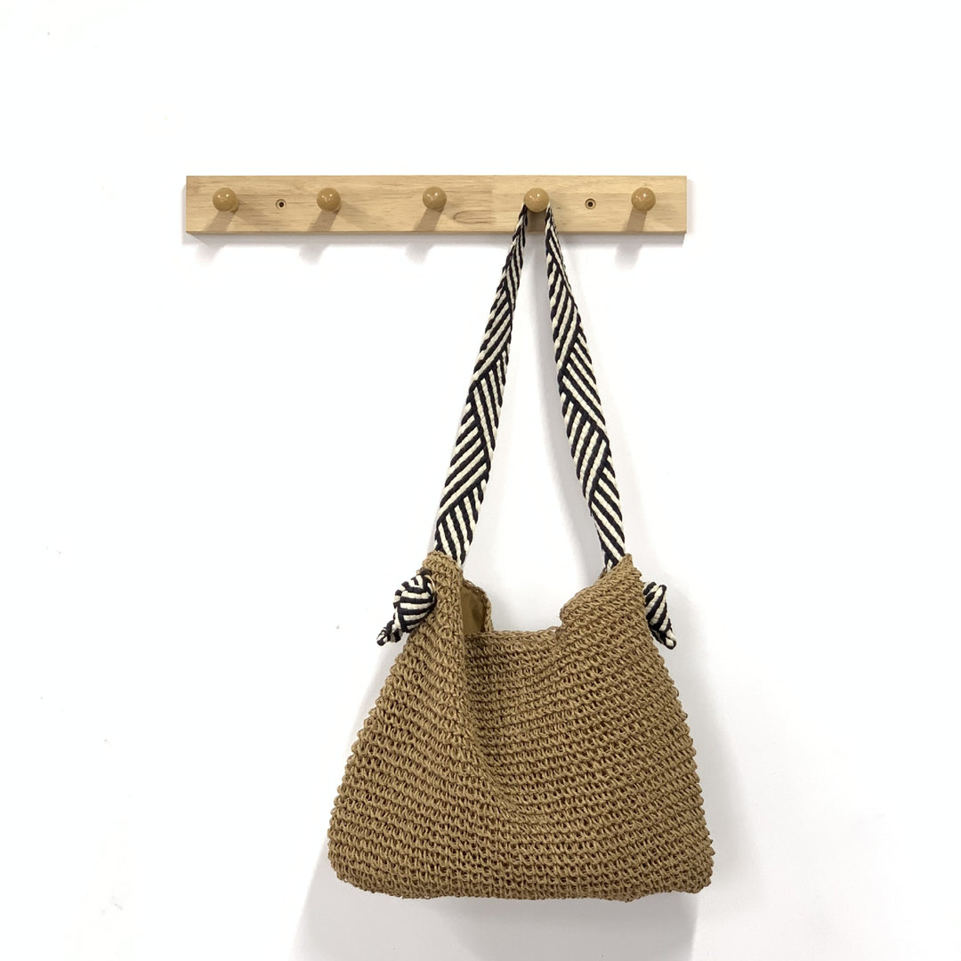 Handcrafted shoulder bag with unique weaving pattern Stornfield