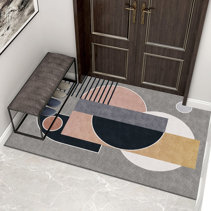 Stylish Geometric Entrance Mat for Home Entryway