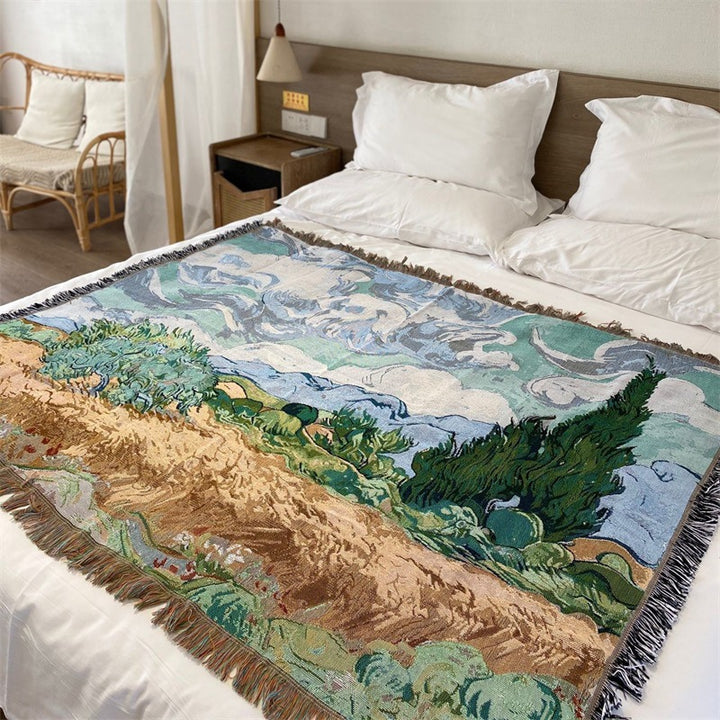 Artistic Graphic Throw Blanket