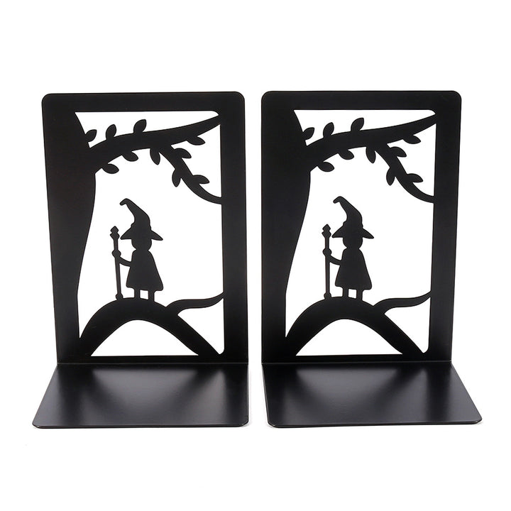 Artistic Deer-Themed Book Ends
