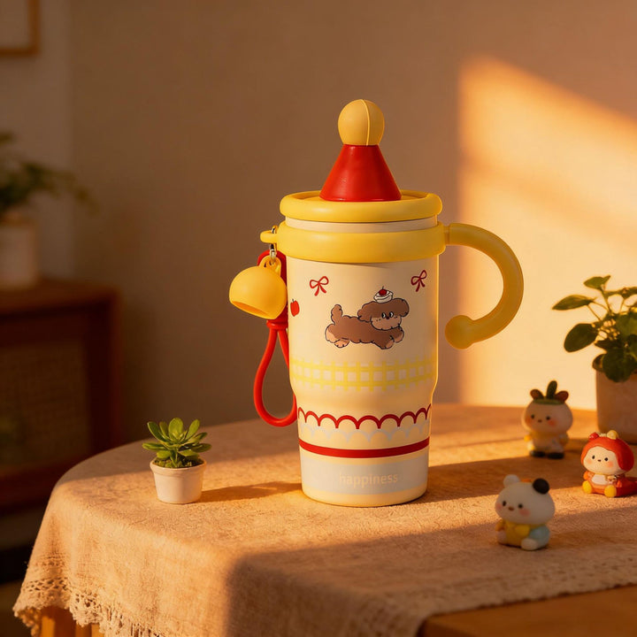 Ladies colorful and creative drinking cups with lid Stornfield
