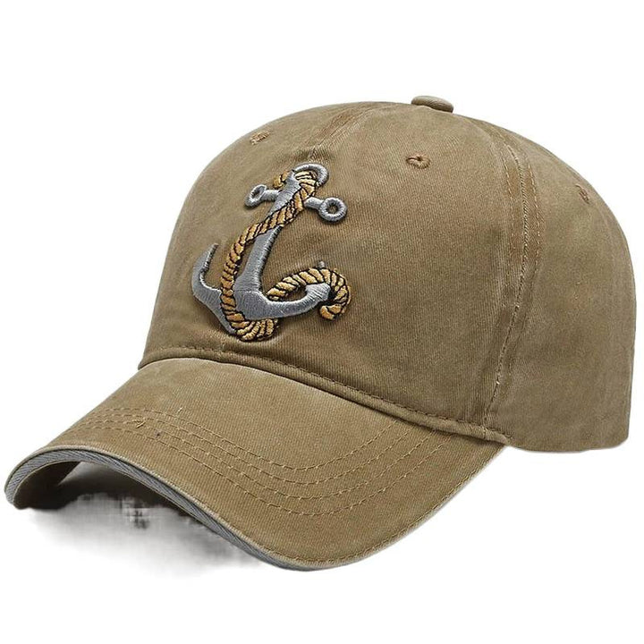 Men's Marine-Themed Embroidered Cotton Cap Stornfield