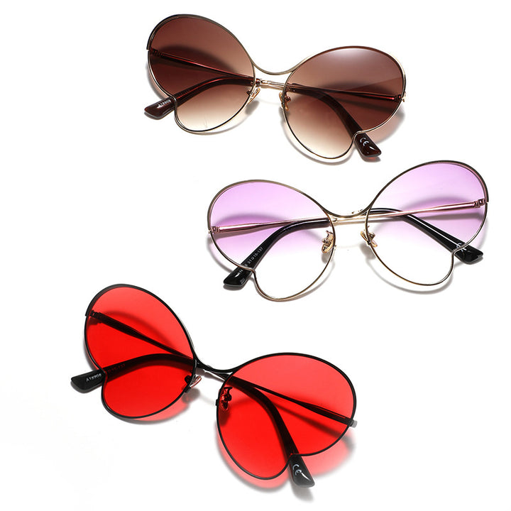 Women extravagantly designed butterfly sunglasses Stornfield