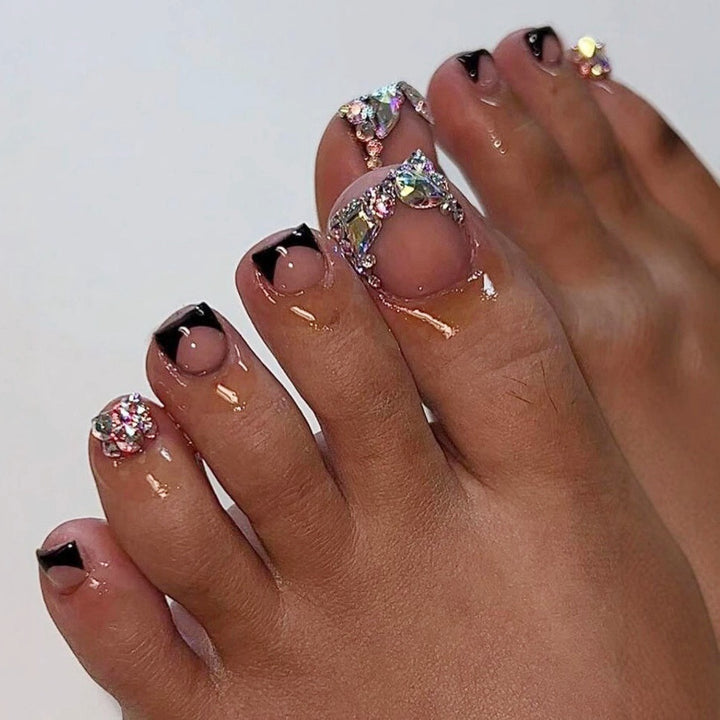 Nail art set with glamorous 3D decorations and elegant accents Stornfield