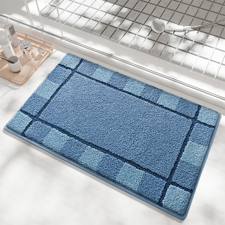 Plush Textured Bathroom Rug