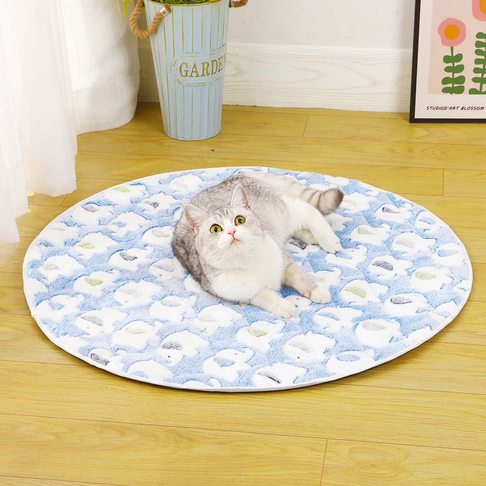 Ladies Plush Cat Bed with Non-Slip Bottom Stornfield