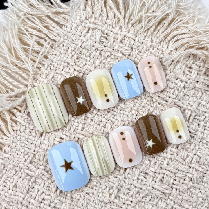 Decorative Press-On Nail Art Set 1790745331