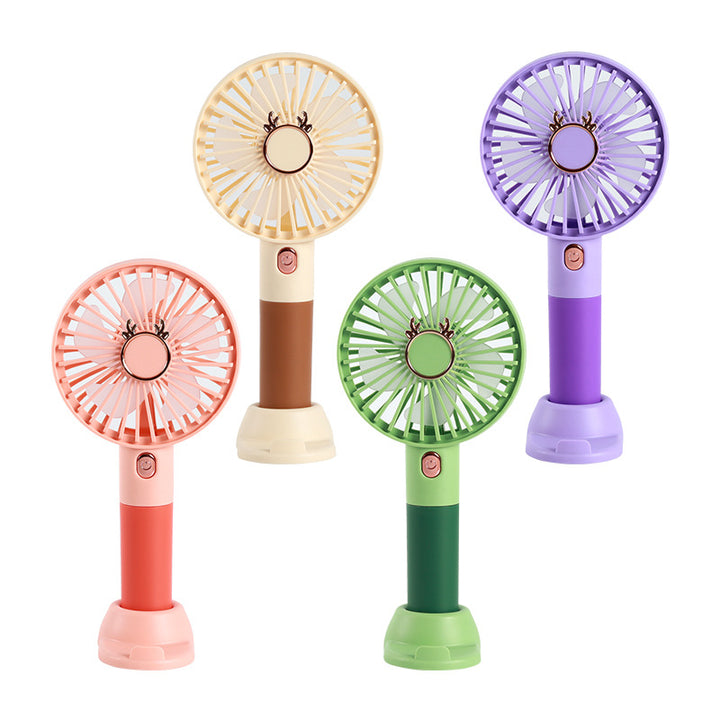 Women's Portable Table Fan with Flexible Handle Stornfield
