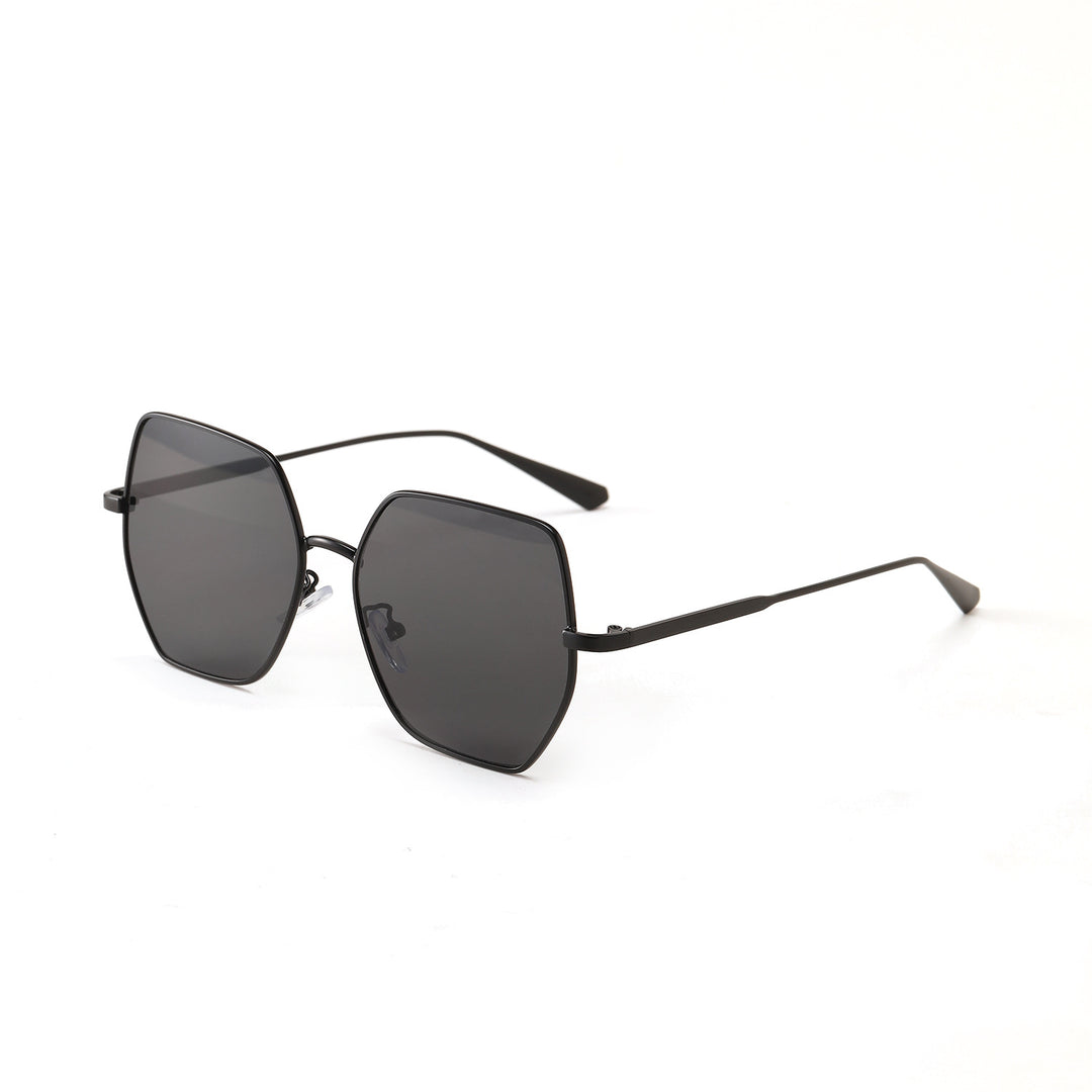 Women fashionable hexagonal sunglasses with UV protection Stornfield