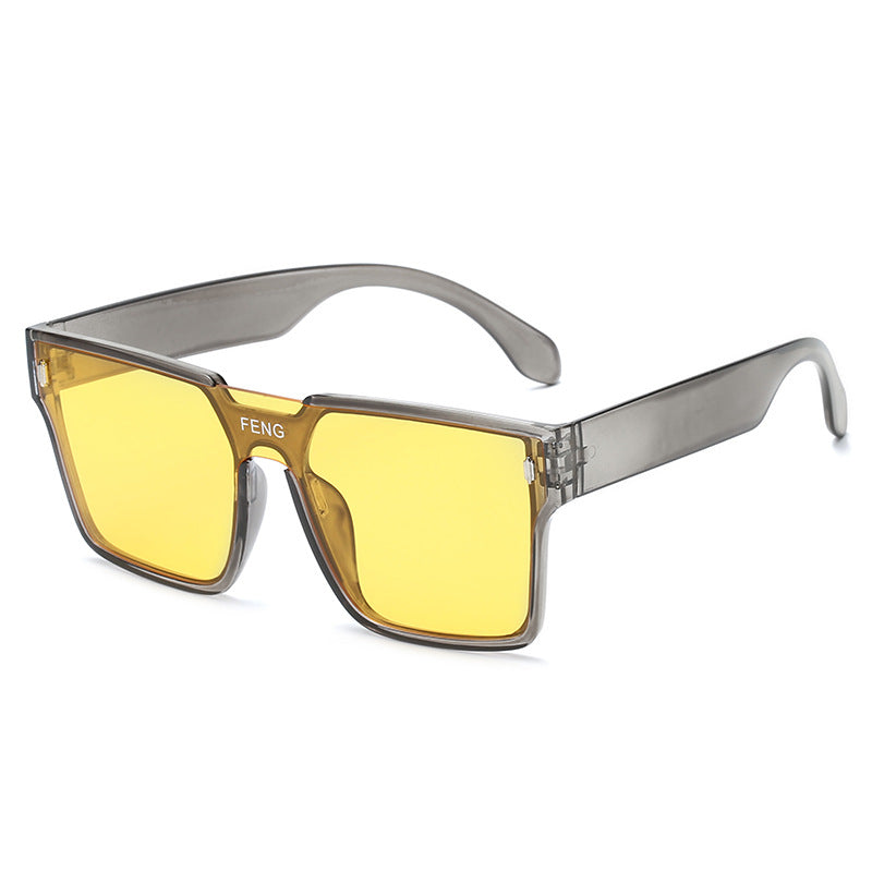 Women's fashionable square sunglasses with durable plastic frame Stornfield