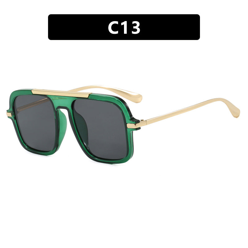 Women's square sunglasses with luxurious metal frame and sturdy lenses Stornfield