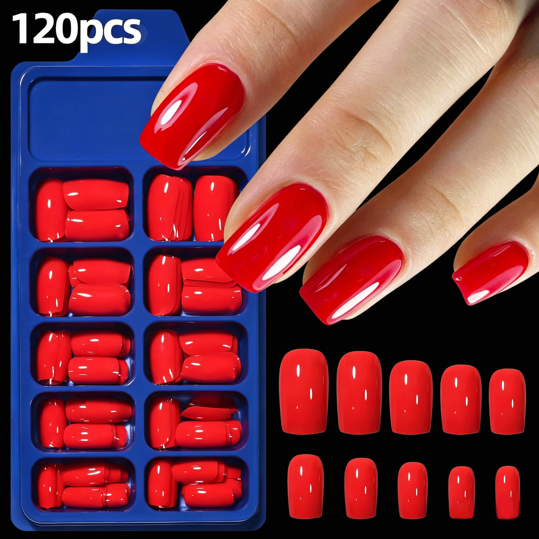 Premium Almond-Shaped False Nail Set Stornfield
