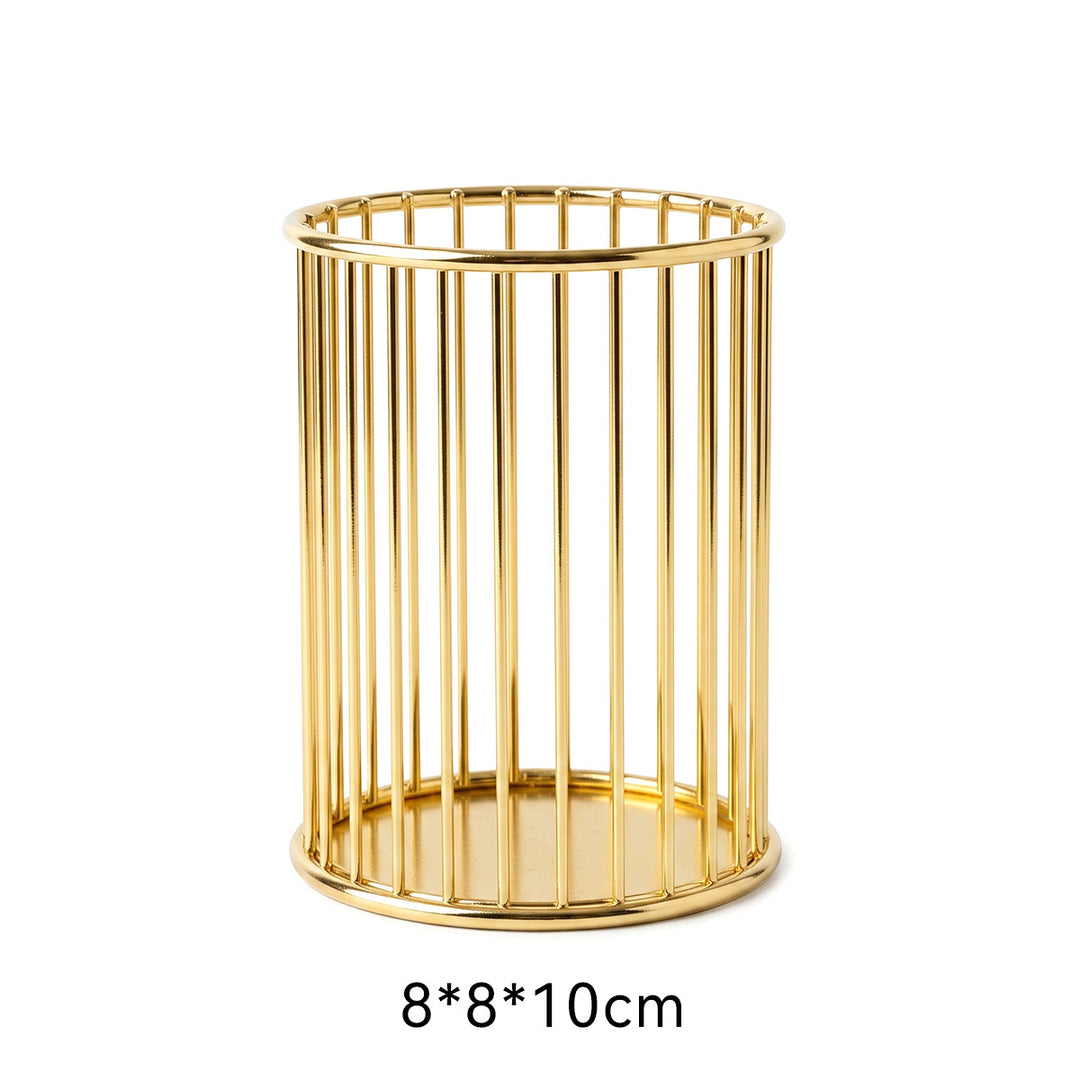 Elegant table organizer made of metal rods Stornfield