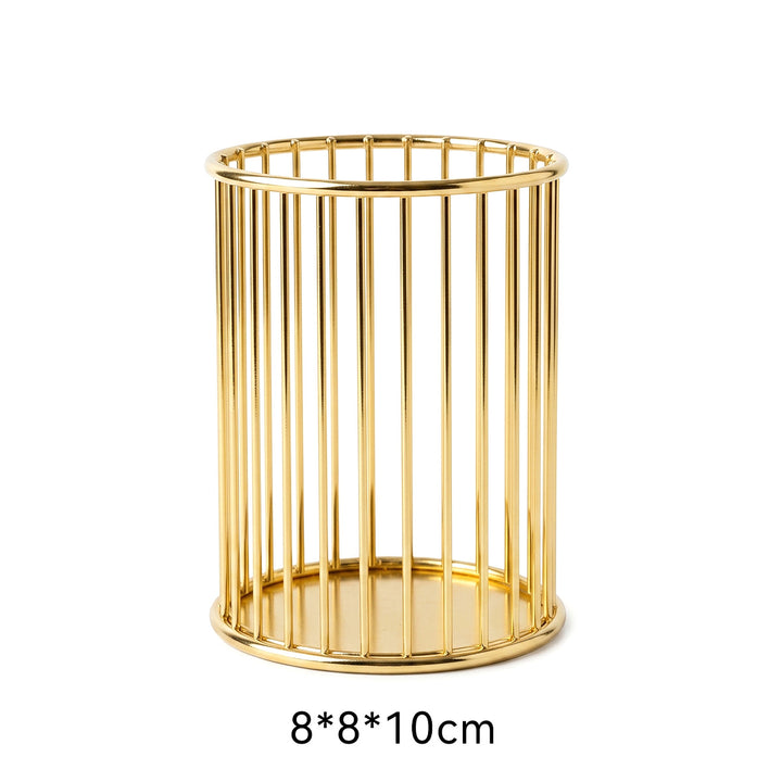 Elegant table organizer made of metal rods Stornfield