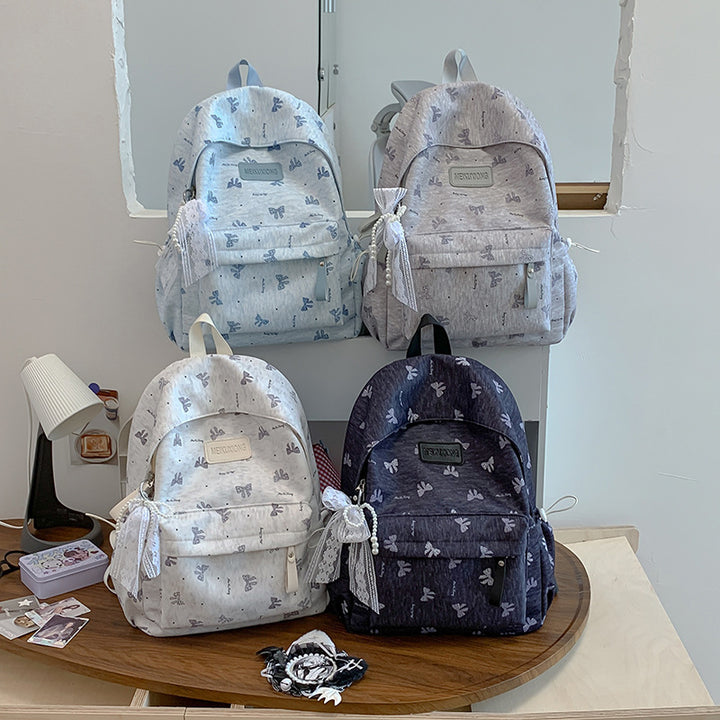 Stylish Butterfly Print Backpack Stornfield