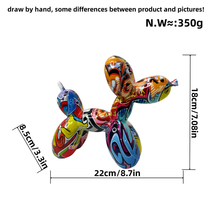 Colorful Balloon Dog Sculpture Stornfield